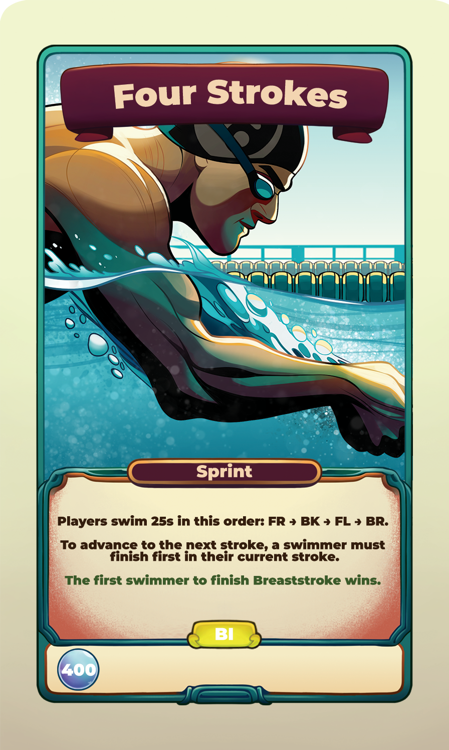 Four Strokes challenge card